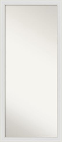Amanti Art Wall Mirror Full Length Mirror (64.5 x 28.5 in.) Full Body Mirror, Mosaic White Floor Mirror Full Length Mirror for Bedroom or Living Room Decor, White Mirror, Casual Mirror from WI, USA in Saudi Arabia