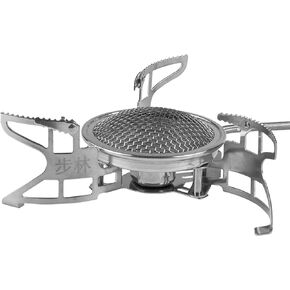 Bulin Camping Gas Stove Burner 6800W Adjustable 3 Burners Ultralight Windproof Backpacking Stove Portable Propane Stove Camp Stoves for Camping Hiking Backpack Outdoor