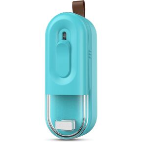 اداة اغلاق اكياس صغيرة محمولة باليد 2 في 1 مع قطاعة وحبل قصير للاكياس البلاستيكية وتخزين الطعام والوجبات الخفيفة والحفاظ على الطعام طازجًا. in Kuwait