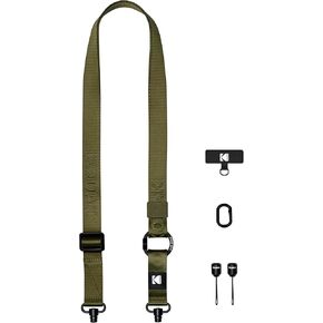 KODAK Multi-Purpose Camera Strap (Khaki) - Quick-Detach System, Lightweight, Durable Metal Swivels, Multiple Usages, SLR Cameras, Compact Cameras, Smart Phones in Kuwait