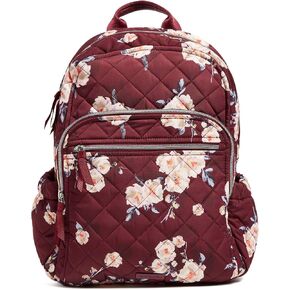 Vera Bradley Performance Twill Campus Backpack, Cloud Gray Paisley in Saudi Arabia
