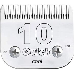 10 Blade Dog Grooming Compatible with Oster Clippers Carbon Infused Steel Detachable Ceramic Sharp Edge Also Compatible with Andis Dog Clippers in Kuwait