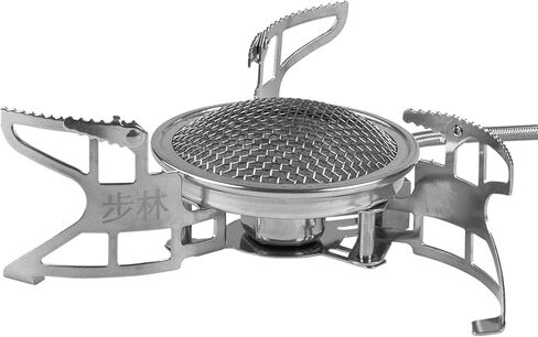 Bulin التخييم موقد الغاز الموقد 6800W قابل للتعديل 3 الشعلات خفيفة يندبروف الظهر موقد المحمولة البروبان موقد مواقد التخييم للتخييم المشي لمسافات طويلة على ظهره في الهواء الطلق in Kuwait