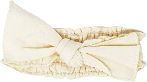 عصابة رأس L’ovedbaby للفتيات الصغيرات من القطن العضوي - مجموعة كلاسيكية (بيج، 12-24 شهرًا) in Kuwait