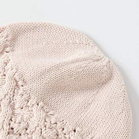Vivobiniya Toddler Girl Lovely Flounce Knit Hats Baby Bonnets Newborn Baby Hats 0-8y in Saudi Arabia