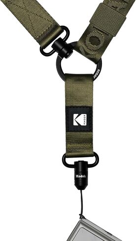 KODAK Multi-Purpose Camera Strap (Khaki) - Quick-Detach System, Lightweight, Durable Metal Swivels, Multiple Usages, SLR Cameras, Compact Cameras, Smart Phones in Kuwait