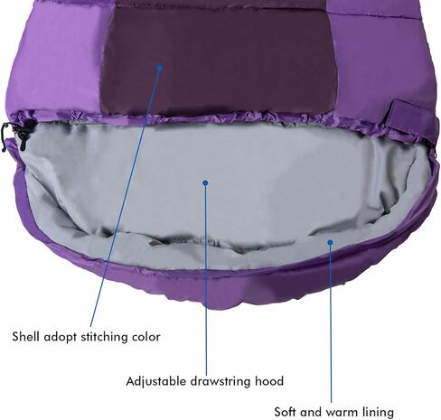 حقيبة نوم للأطفال من باسيفيك باس مع حقيبة حمل درجة حرارة 30 درجة in Kuwait