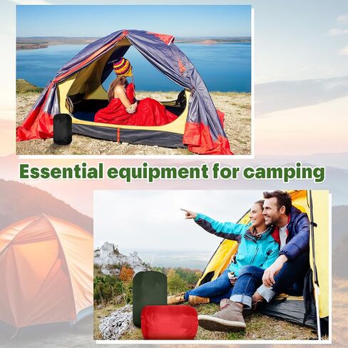 Tudomro 16 Pack Bulk Sleeping Bags for Adults, Lightweight Waterproof Camping Sleeping Bags with Compression Sack for Camping, Backpacking, Hiking, Travel, Emergency Use in Kuwait