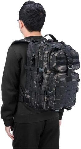 Military Tactical Assault Pack Backpack Small Army Molle Bug Bag Backpacks Rucksack for Outdoor Hiking Camping Hunting 34L ACU in Saudi Arabia