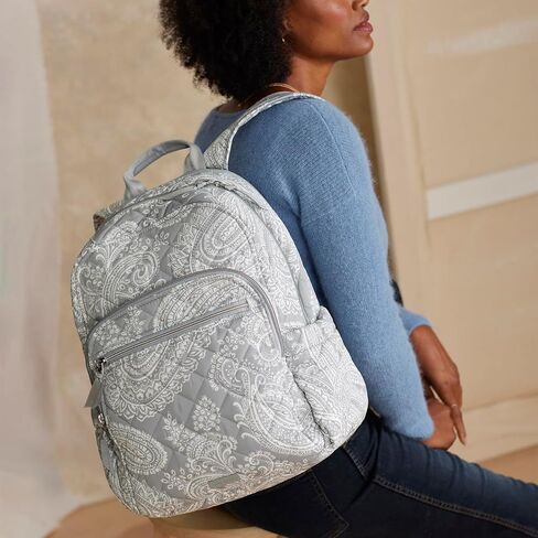 حقيبة ظهر Vera Bradley Performance Twill Campus، رمادي سحابي in Saudi Arabia