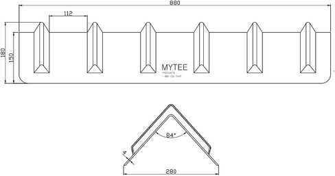 Mytee Products 10 Pack Red Flatbed Edge Protectors - 8" x 8" x 36" | V Shaped Winch Ratchet Straps Plastic Corner Protector for Flatbed Cargo Load in Saudi Arabia