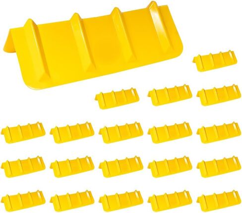 Mytee Products 10 Pack Red Flatbed Edge Protectors - 8" x 8" x 36" | V Shaped Winch Ratchet Straps Plastic Corner Protector for Flatbed Cargo Load in Saudi Arabia
