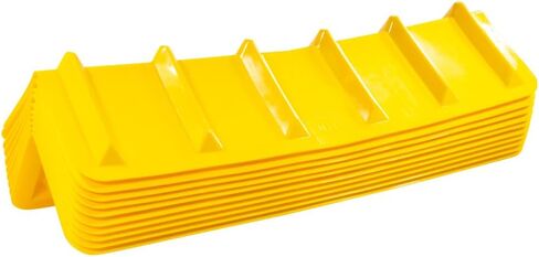 Mytee Products 10 Pack Red Flatbed Edge Protectors - 8" x 8" x 36" | V Shaped Winch Ratchet Straps Plastic Corner Protector for Flatbed Cargo Load in Saudi Arabia