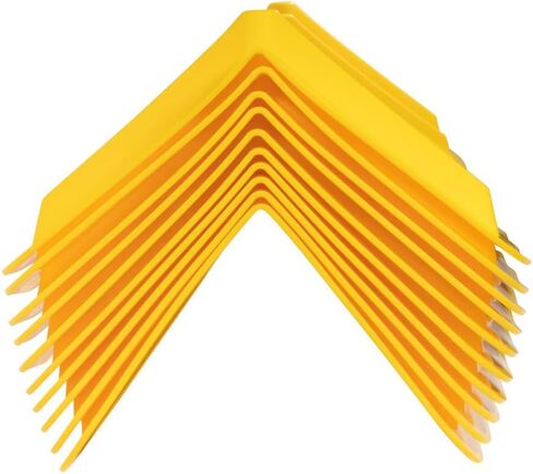 Mytee Products 10 Pack Red Flatbed Edge Protectors - 8" x 8" x 36" | V Shaped Winch Ratchet Straps Plastic Corner Protector for Flatbed Cargo Load in Saudi Arabia