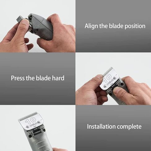 10 Blade Dog Grooming Compatible with Oster Clippers Carbon Infused Steel Detachable Ceramic Sharp Edge Also Compatible with Andis Dog Clippers in Kuwait