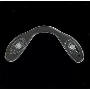 وسادات أنف للنظارات من NLQHOPTS، 5 أزواج من وسادات جسر الأنف المصنوعة من السيليكون الناعم، برغي مضاد للانزلاق في حزام جسر الأنف، وسادات أنف على شكل حرف U لجسر السرج مع براغي ومفك براغي صغير (كبير) in Kuwait