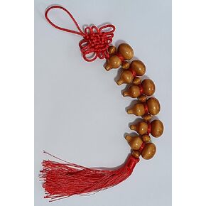Chinese Traditional feng Shui wu luo(hulu)/Six Hoist Gourd,Chinese fengshui,Peach Wood hulu,Bring Good Luck in Saudi Arabia