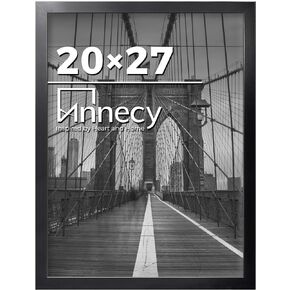 إطار Annecy مقاس 14 × 18 باللون الأسود، عبوة واحدة، إطار صورة كلاسيكي مقاس 14 × 18 يعرض صورًا مقاس 12 × 16 مع حصيرة أو 14 × 18 بدون حصيرة، أفقيًا وعموديًا للتركيب على الحائط، وتزيين المنزل والمكتب بلوحات كبيرة