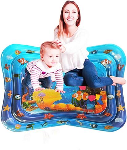 سجادة اللعب المائية لوقت البطن من كينغباو (حجم كبير 39.7×31.5)-3 6-9 سنوات للأولاد والبنات ألعاب التطوير الحسي (39.7×31.5") in Kuwait