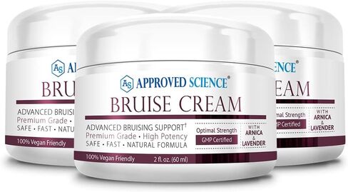 Approved Science Bruise Cream - Arnica and Lavender - Soothe and Fade Bruises - 2 Fl. Oz - Vegan in Saudi Arabia