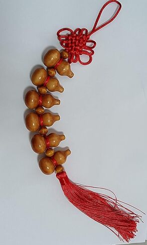 الصينية التقليدية فنغ شوي وو لو (هولو)/ستة رافعة القرع، فنغشوي الصيني، هولو خشب الخوخ، جلب الحظ الجيد in Saudi Arabia