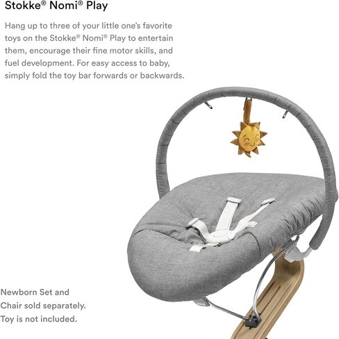 Nomi Play - Includes Loops to Hang Up to Three Toys - Easily Clicks onto The Newborn Set - for Ages 0-6 Months in Kuwait