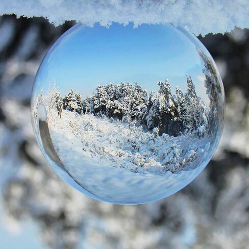 كرة كريستال شفافة بقطر 3 بوصة (80 مم) مع حامل كريستال K9 دعامة كريستال لفينج شوي ديفيشن لحفلات الزفاف والمكاتب in Kuwait