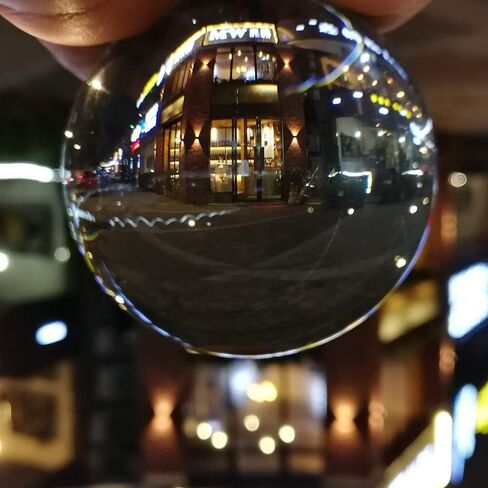 كرة كريستال شفافة بقطر 3 بوصة (80 مم) مع حامل كريستال K9 دعامة كريستال لفينج شوي ديفيشن لحفلات الزفاف والمكاتب in Kuwait