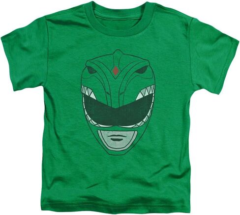 باور رينجرز - تي شيرت للأطفال الصغار بتصميم خوذة Green Ranger in Kuwait