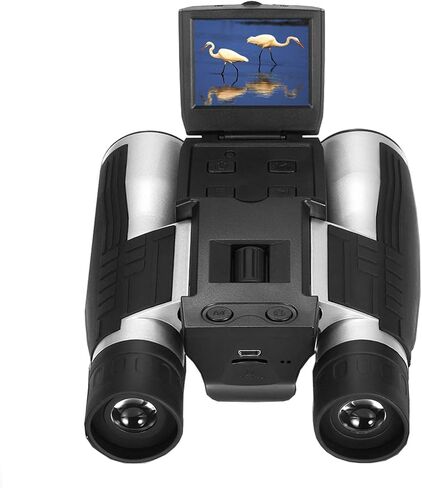فازوسك كاميرا مناظير رقمية HD مقاس 2 انش بدقة 12×32 بدقة 5 ميجابكسل ومسجل صور لمشاهدة الطيور ولعبة كرة القدم مع بطاقة تي اف 8 جيجابايت in Kuwait