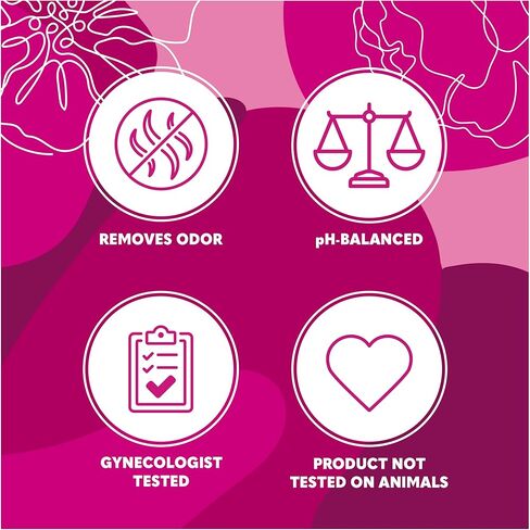 مناديل مبللة أنثوية منعشة يوميًا بالزهور من سمرز ايف، تزيل الرائحة، درجة حموضة متوازنة، 16 قطعة، 12 عبوة in Kuwait