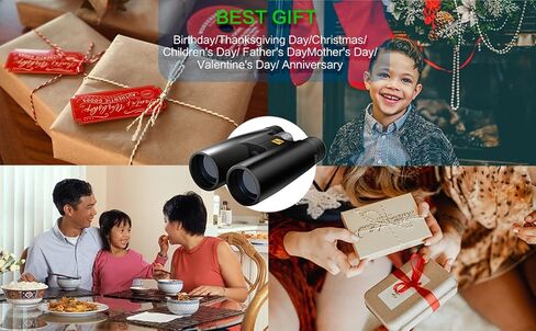 منظار رابتور صغير الحجم 12×50 للبالغين عالي الطاقة من بيردز اوف بري اوبتيكس - عدسة موشور شفافة HD 12x50 للصيد ومناظير لمشاهدة الطيور ومستلزمات السفر مع حقيبة حمل in Kuwait