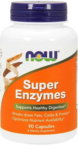 NOW Super Enzymes, 90 Capsules (Pack of 2) in Saudi Arabia