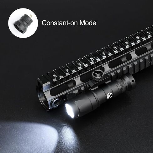 560 Lumens Tactical Flashlight with 2 Rotating Bases & 2 Switch in Kuwait