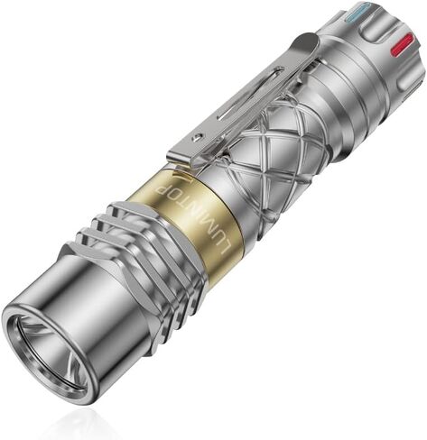 LUMINTOP Rechargeable LED Flashlights High Lumens, Ring King 1000 Lumen Super Bright Flashlight, 5 Modes, 180 Meters, Powerful Handheld Flash Light for Emergencies, Camping, Hiking in Kuwait