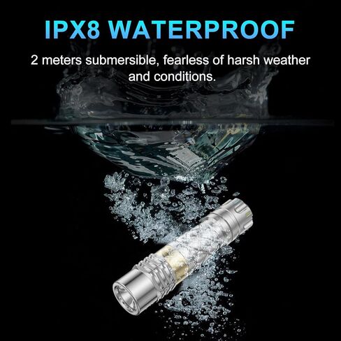 LUMINTOP Rechargeable LED Flashlights High Lumens, Ring King 1000 Lumen Super Bright Flashlight, 5 Modes, 180 Meters, Powerful Handheld Flash Light for Emergencies, Camping, Hiking in Kuwait