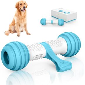 PETGEEK Automatic Dog Bone Toy, Smart Interactive Pet Toys for boredoms, Electronic Dog Self Entertainment Toy, Safe & Durable Material