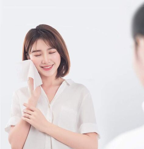 كيكسن منشفة ورقية قابلة للتوسيع محمولة للسفر في الهواء الطلق منشفة قطنية مضغوطة 100 قطعة من المناشف المضغوطة للاستعمال مرة واحدة in Kuwait