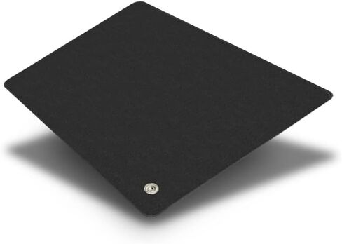 WAUZOBLE Grounding Mat Grounding Mouse Pad, Reduce Pain Inflammation Stress,Benefitial Grounding Products Computer Laptop Portable Black Non-Slip Rubber Base Study and Working(9.8'' x 11.8'') in Kuwait