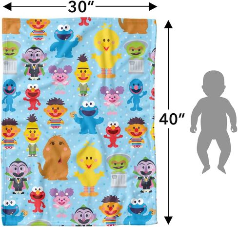 Sesame, 30"X40", Cute Character Pattern Unisex for Infants Girls & Boys in Saudi Arabia