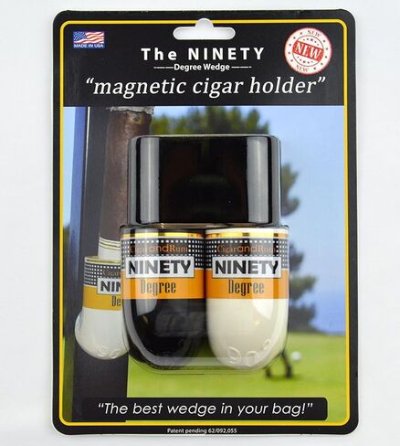 Ninety Degree Wedge The Magnetic Cigar Holder – Black/White in Kuwait