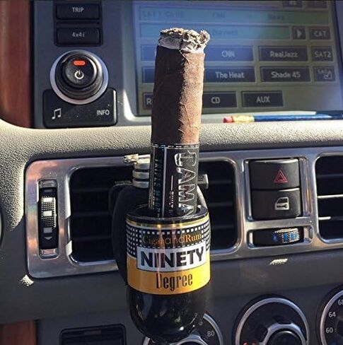 Ninety Degree Wedge The Magnetic Cigar Holder – Black/White in Kuwait