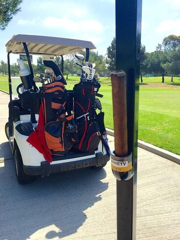 The Ninety Degree Wedge - The Ultimate Premium & Versatile, Magnetic Cigar Holder - White / Black (Made in the USA) in Saudi Arabia