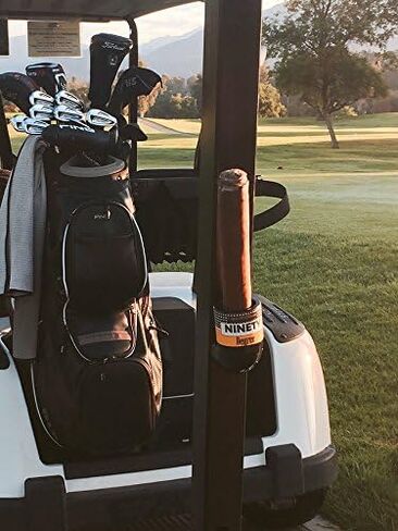 The Ninety Degree Wedge - The Ultimate Premium & Versatile, Magnetic Cigar Holder - White / Black (Made in the USA) in Saudi Arabia
