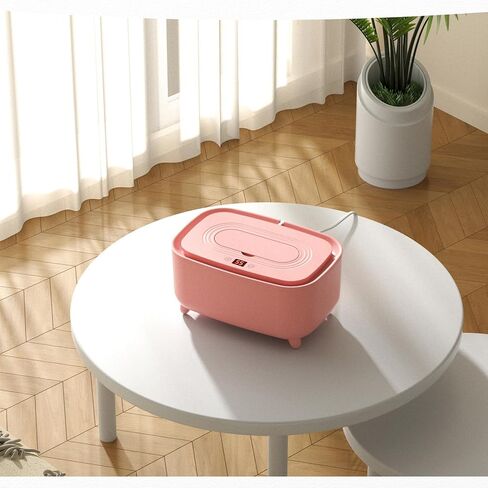 أداة مسح المناديل المبللة من جراثيا للاستخدام في السيارة والمنزل، موزع مناديل مبللة للأطفال وأداة تدفئة مناديل الحفاضات مع عرض درجة الحرارة، وحقيبة مناديل مبللة لحديثي الولادة، وهدايا استحمام الطفل (وردي) in Kuwait