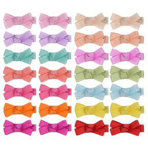 EEBON No Slip Baby Hair Clips Small Hair Bows Toddler Hair Accessories Baby Girls Barrettes Fully Covered 30pcs in Kuwait