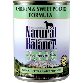 Natural Balance L.I.D. Chicken & Sweet Potato Canned Dog Formula 13oz (12 PCS) in Kuwait