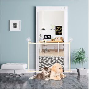 بوابة سحرية للكلاب، بوابة شبكية لحماية الحيوانات الاليفة، سياج امان محمول قابل للطي للحيوانات الاليفة، بوابات امان للاطفال تثبت في اي مكان لمدخل القاعة والسلالم in Kuwait