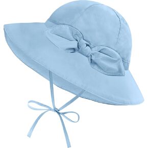 طفل قبعة الشمس UPF 50 + حماية طفل الصيف دلو القبعات بنين بنات شاطئ حمام سباحة اللعب Sunhat واسعة حافة قابل للتعديل قبعة طفل in Kuwait