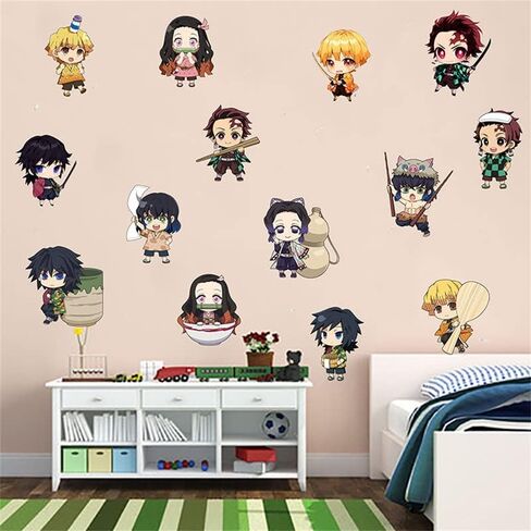 ملصق جداري من الرسوم المتحركة، ملصق جداري لغرفة النوم بخلفية كرتونية للأطفال، ملصق جداري ذاتي اللصق، ملصق لعبة فيديو لوازم حفلات أعياد الميلاد in Kuwait
